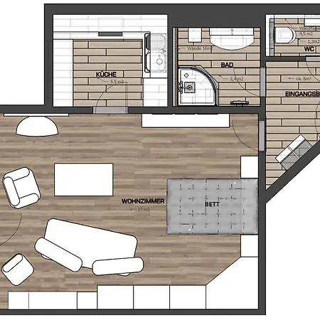 Und Ferienwohnung, Wohnen Auf Zeit, Callenberger Strasse, Apartamento *